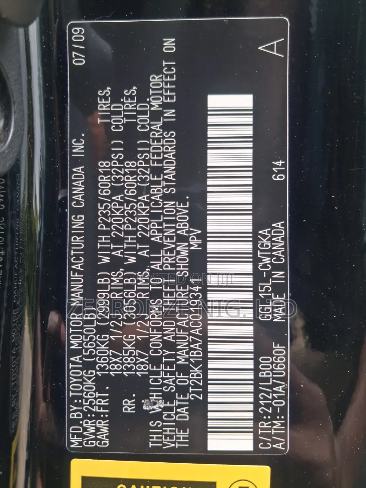 Lexus RX 2010 Black