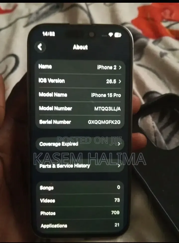 Apple iPhone 15 Pro 256 GB Silver