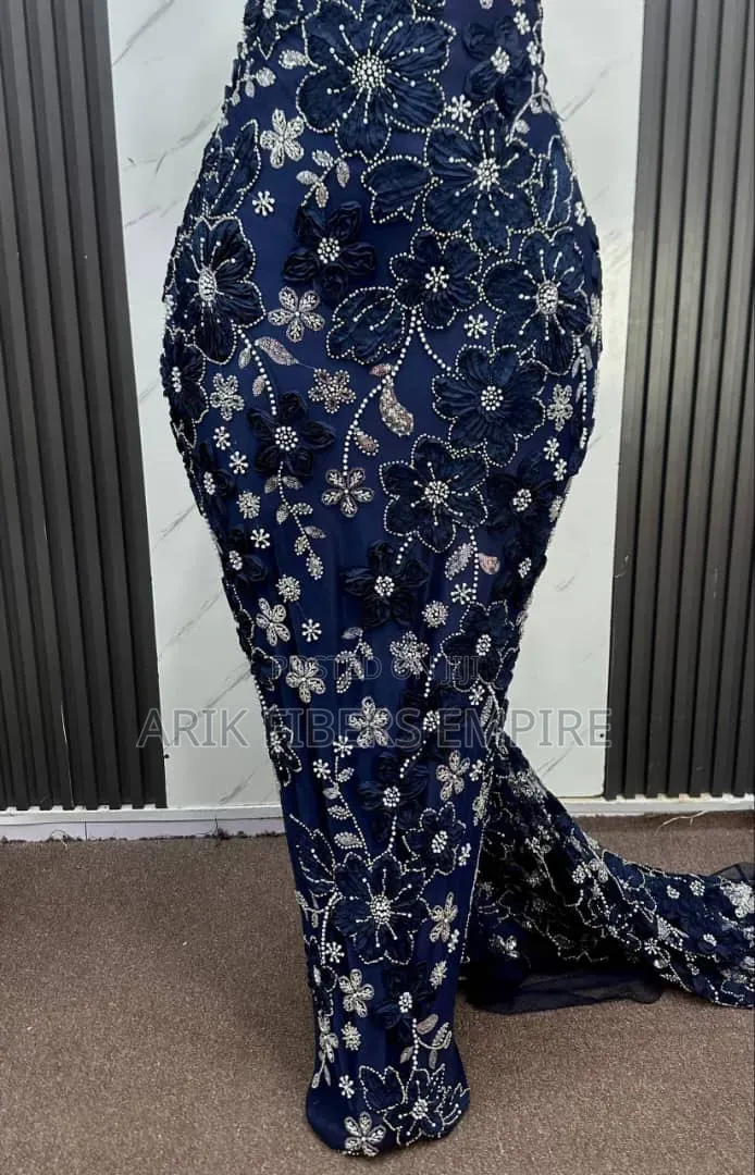Stunning 3d Embroidered Beaded Fabric