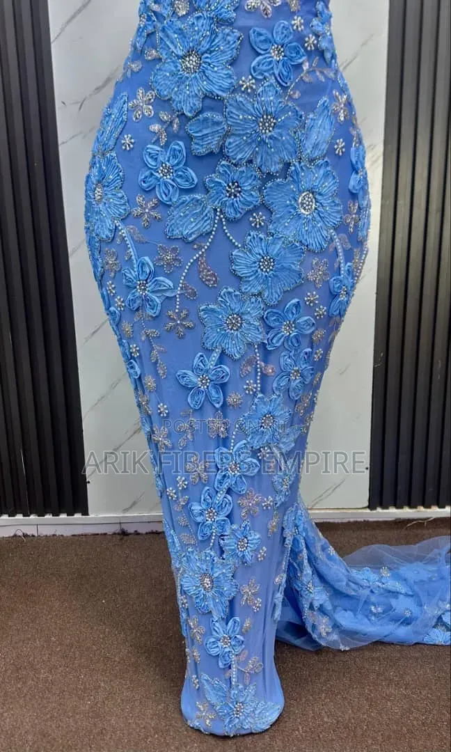 Stunning 3d Embroidered Beaded Fabric