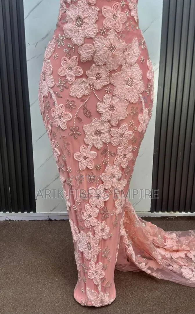 Stunning 3d Embroidered Beaded Fabric