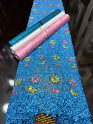 Applique Mesh Guipure Cord Lace