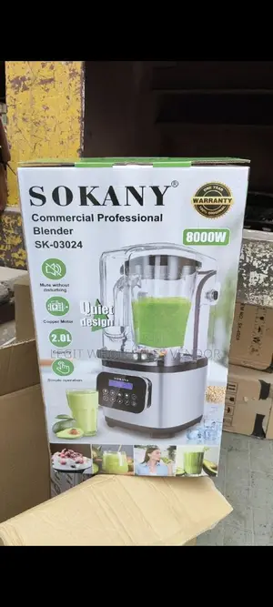 8000 Watts Sokany Industrial Soundproof Blender