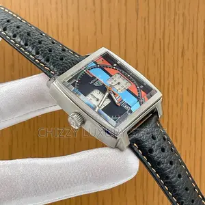 Monaco Quality Luxury Genuine Leather Wristwatch