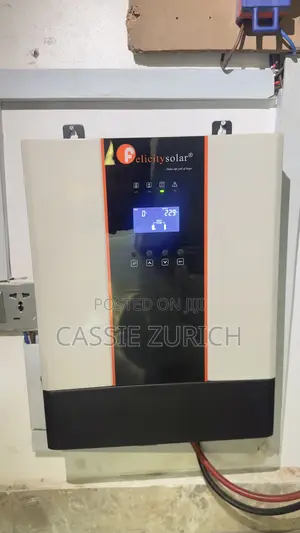 5kva 48v Felicity Inverter and 7.2 KWH Lithium Battery With 12 Panels