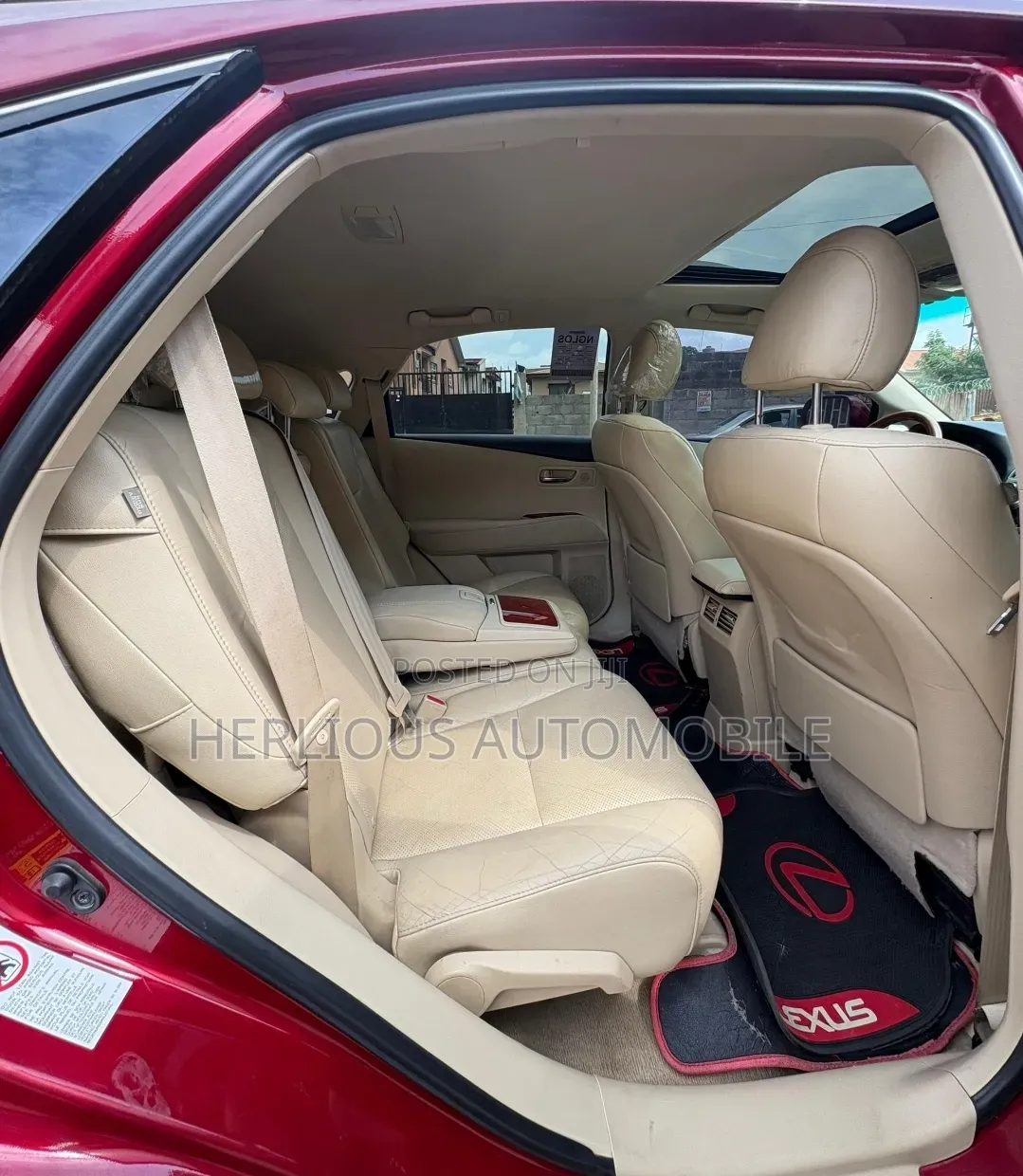 Lexus RX 350 2010 Red