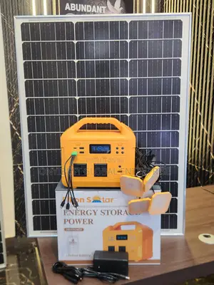Portable Solar Power Supply for Emergency Backup