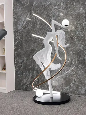 Humanoid Sculpture Floor Lamp