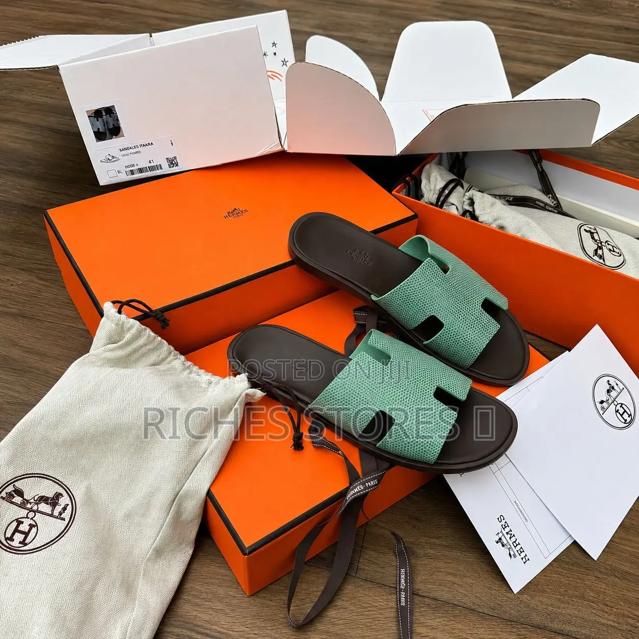 Original Hermès Izmir Sandal