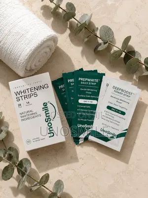 Whiter Teeth in 14 Days | Unosmile Whitening Strips | 28 PCS