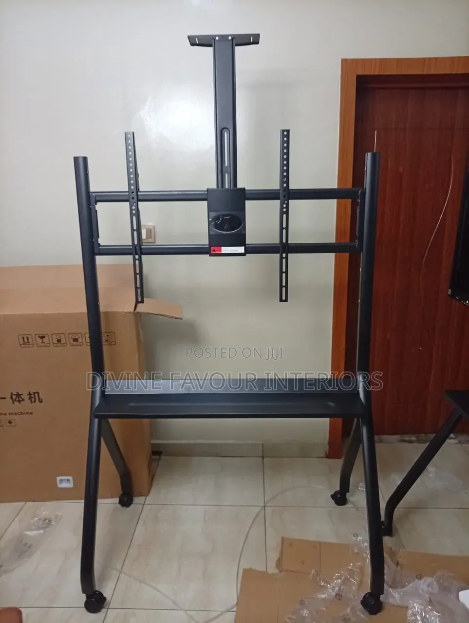 Heavy Duty Mobile TV Stand- 55" - 100"