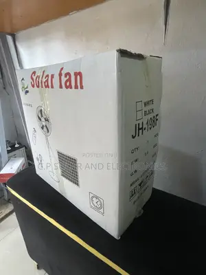 Solar Rechargeable Fan 16’Inchs