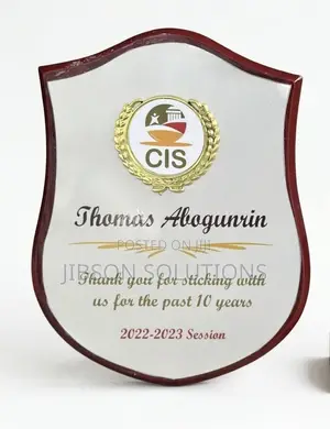 Certificate, Medal, Trophy and Plaque Award