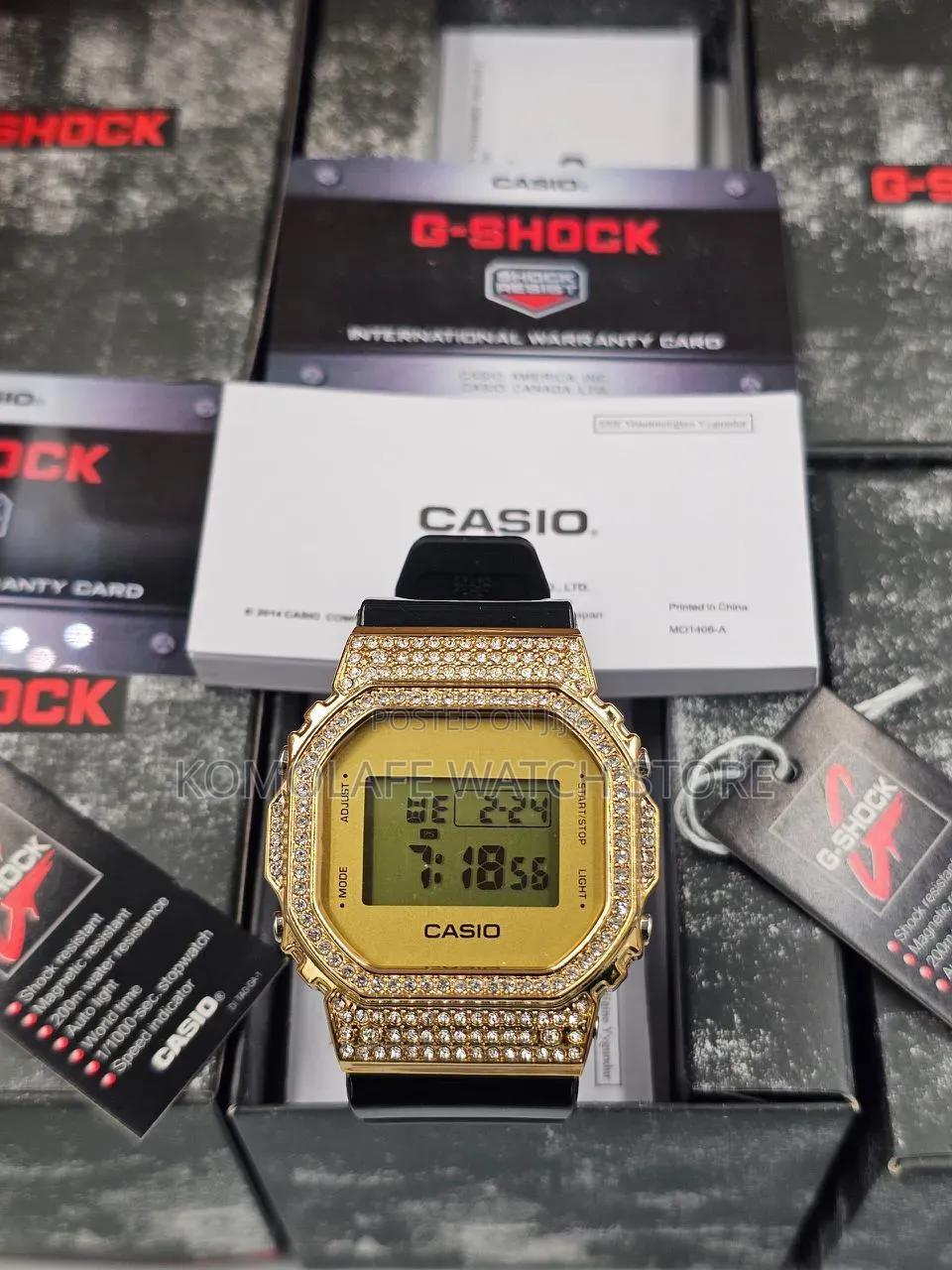 Casio G-Shock Digital (Full Ice Out)