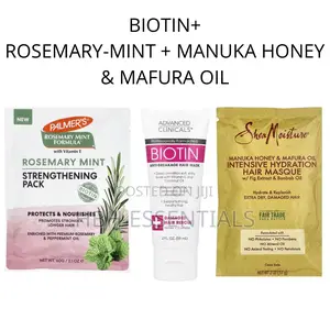 Biotin, Rosemary Manuka Honey Hair Treatment Combo