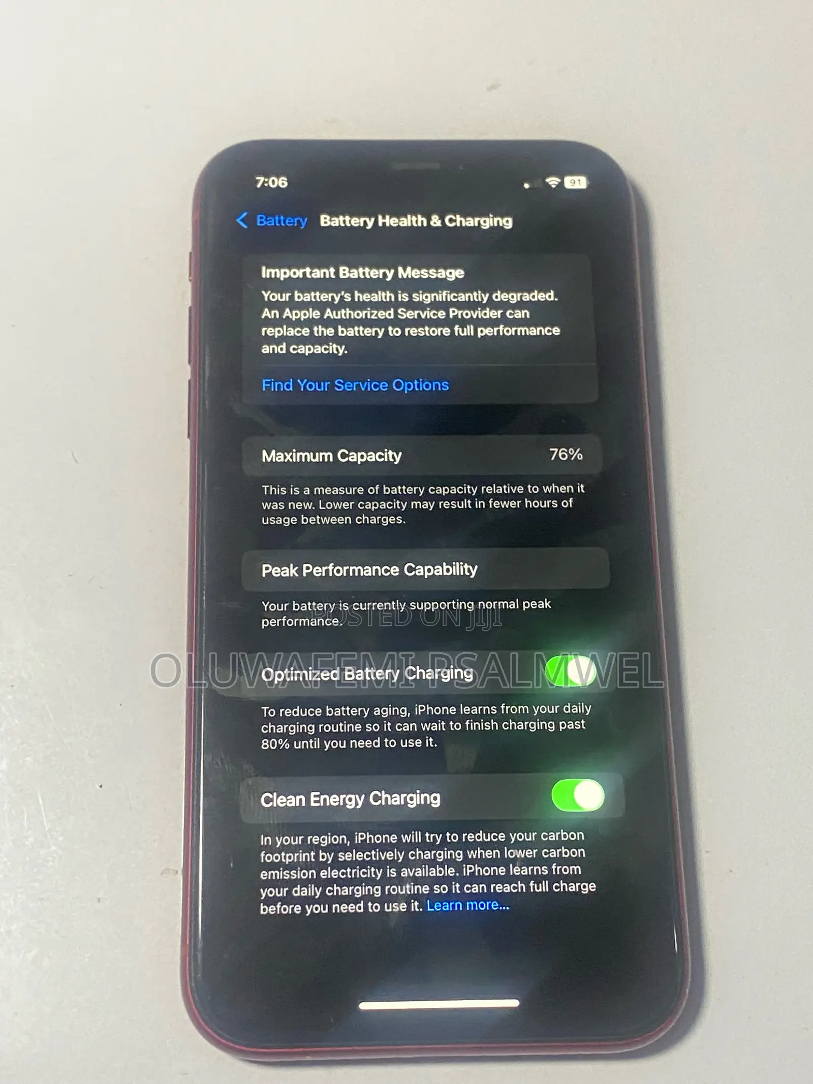 Apple iPhone XR 64 GB Red