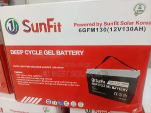 130amps Sunfit Gel Dry Cell Battery