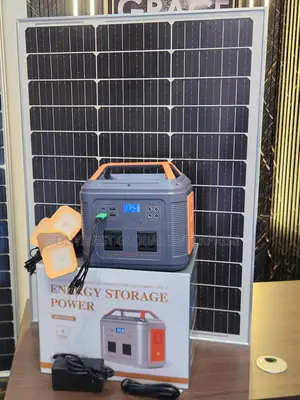 Clean Energy Solar Generator for Everyday Use 500watts/100watts Panel