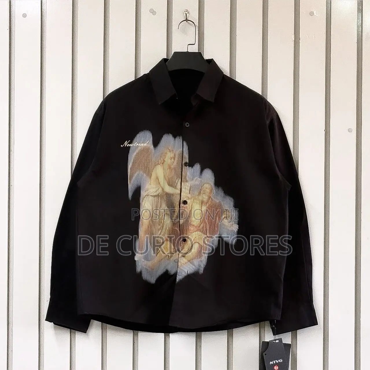 Graphic Longsleeve Buttoned Shirts