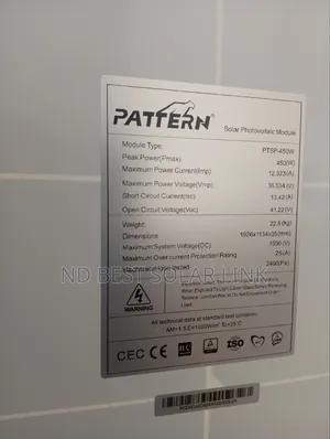 450watts Pattern Half Cut Monofecial Solar Panel
