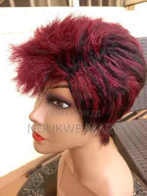 Crotchet Boy-Cut Wig