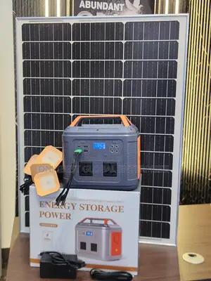 Smart Portable Solar Battery Generator With 1unit of 100watts Panel