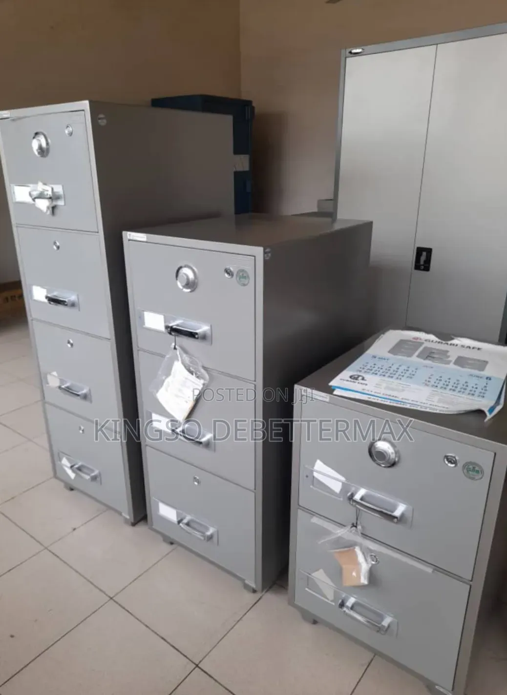 Gubabi 4drawers FireProof Safe