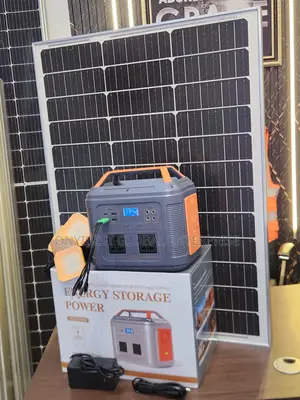 Foldable Energy Backup Solution With Solar Charging