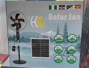 18inch Rechargeable Solar Standing Fan