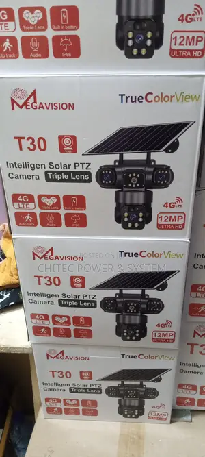 Triple Lens Solar PTZ Camera