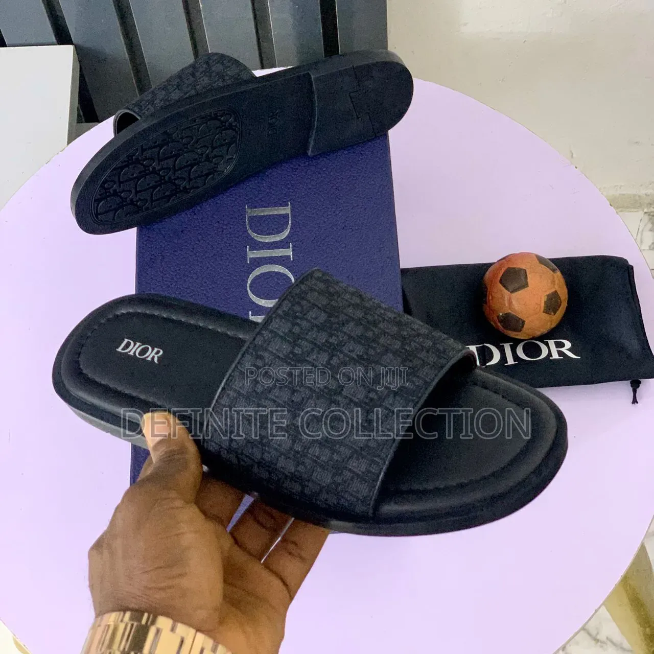 New Dior Leather Slippers