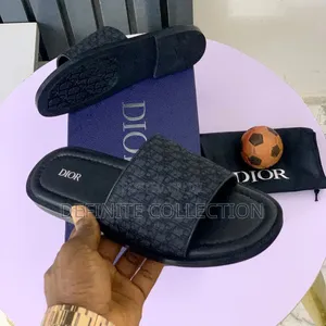 New Dior Leather Slippers