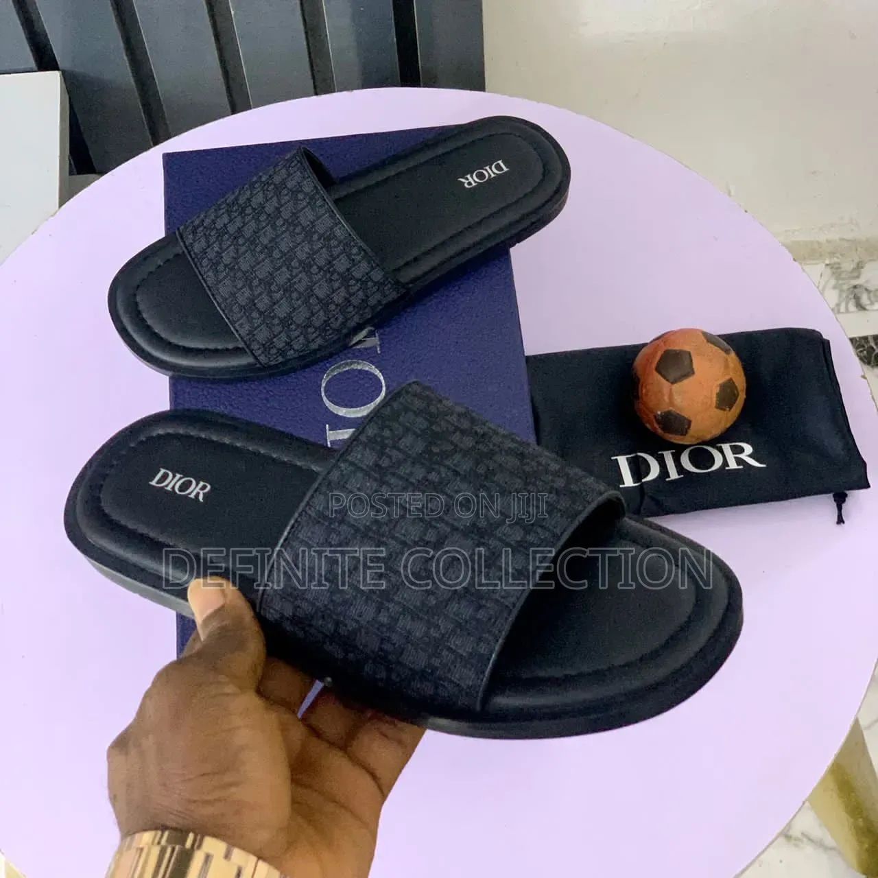 New Dior Leather Slippers