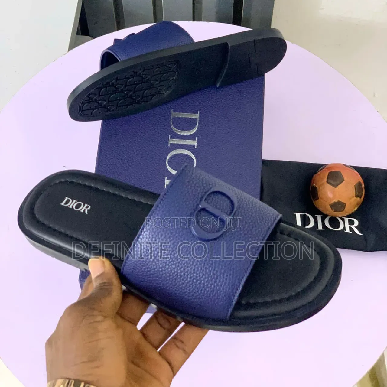 New Dior Leather Slippers