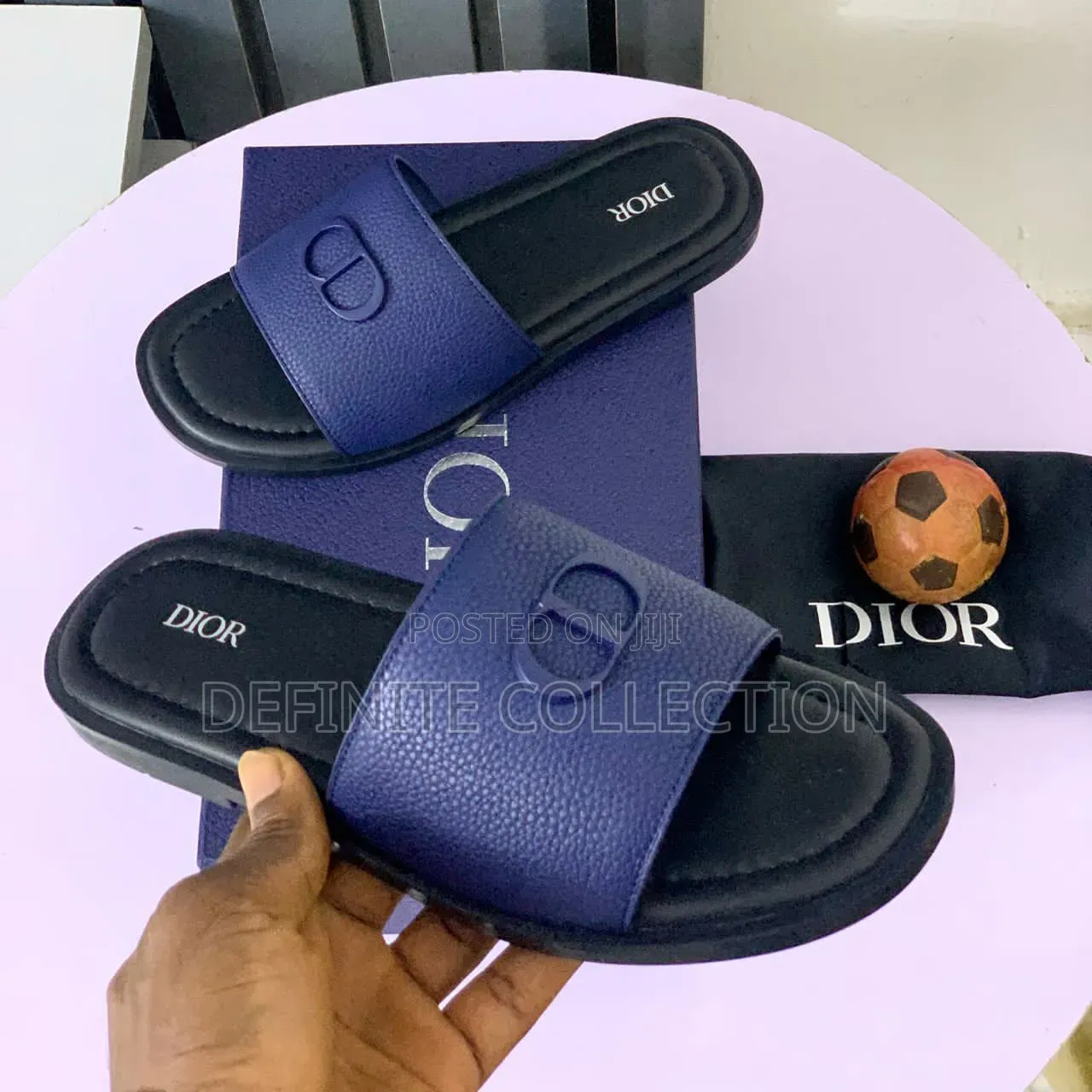 New Dior Leather Slippers
