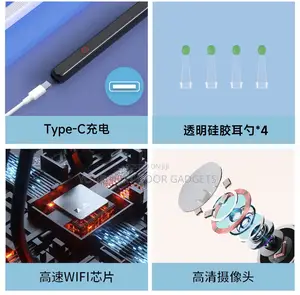 Wireless Visual Ear Cleaner With Hd Camera – Wifi Ear Wax Removal Tool