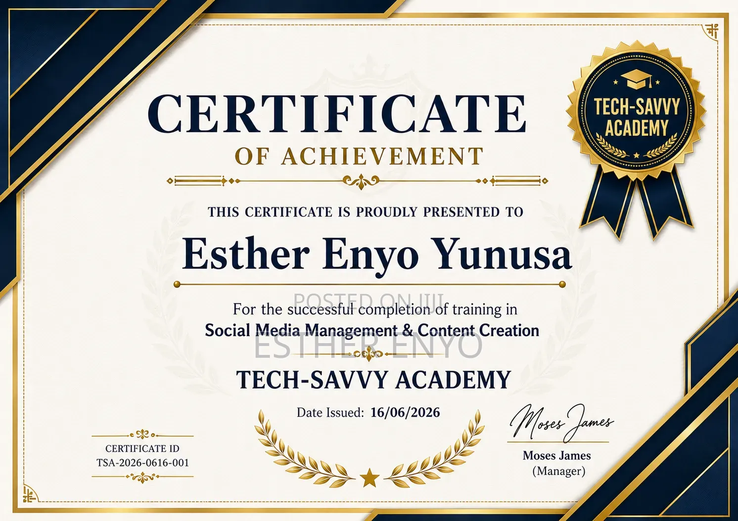 Remote Social Media Manager