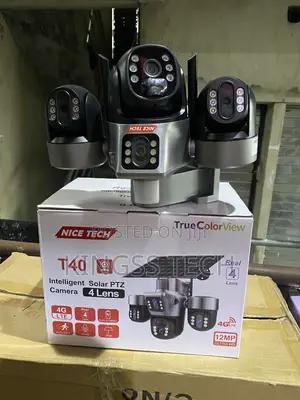 V380 T40 Four Lens PTZ Solar Camera