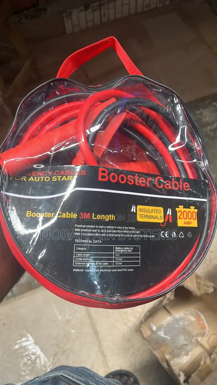 3-Meter 2000 Amps Emergency Vehicle Jump Start