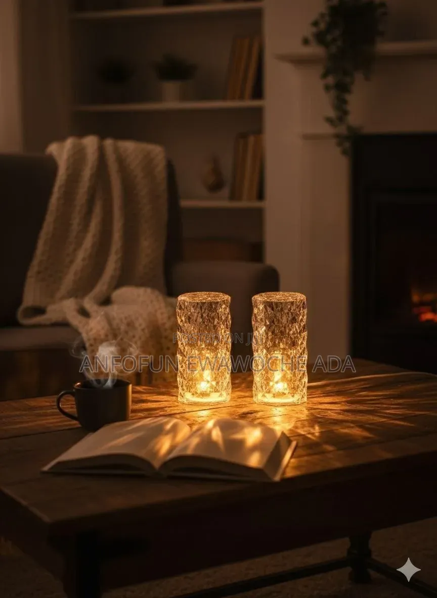 Beautiful Crystal Bedside Lamp