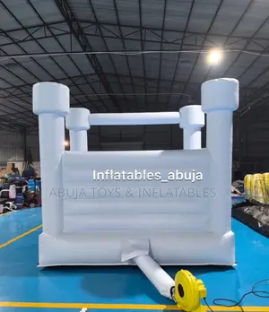 Blue Inflatable Bouncing Castles Available