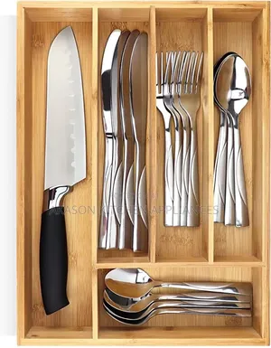 Wooden Expandable Cutlery Rack