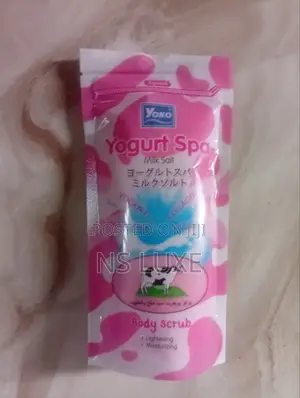 Spa Milk Salt/Yogurt Spa Milk Salt Moisturizing Exfoliating Scrubs 3x