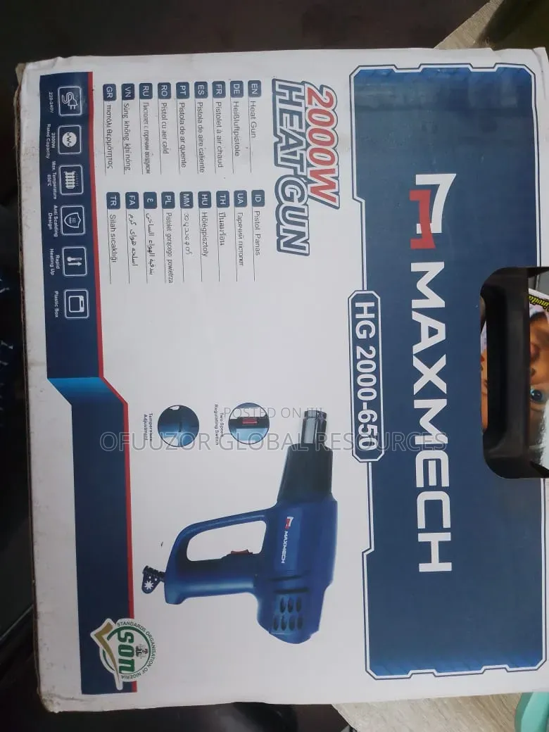 Maxmech Heat Gun 2000w