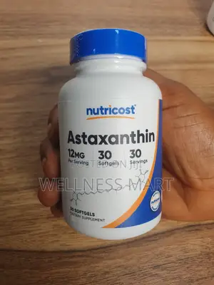 Nutricost Astaxanthin 12mg | Skin Glow Sun Protection