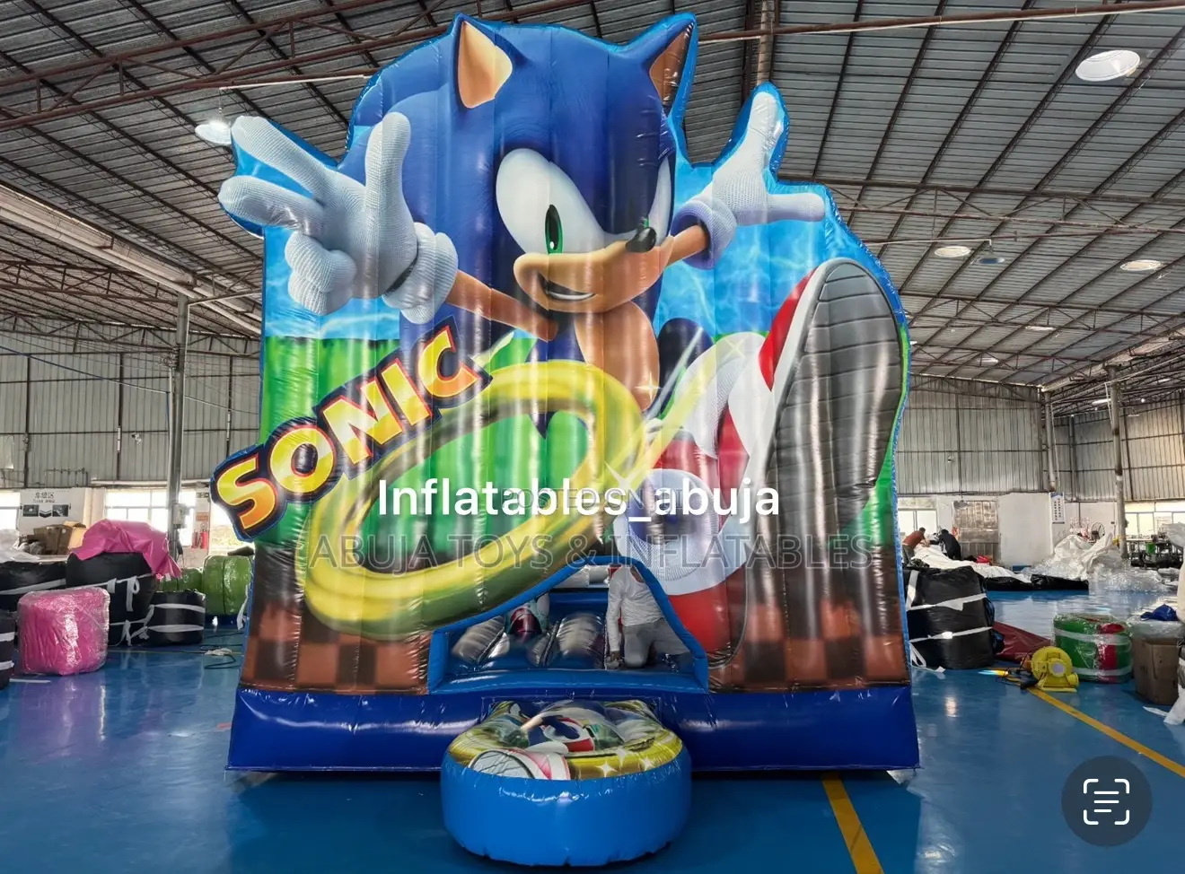 3d Inflatable Super Sonic Bouncing Castle