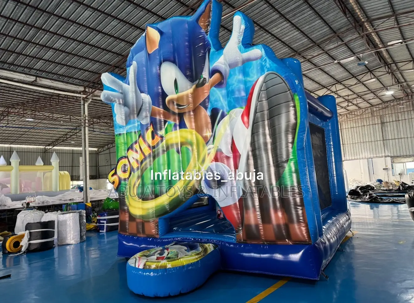 3d Inflatable Super Sonic Bouncing Castle