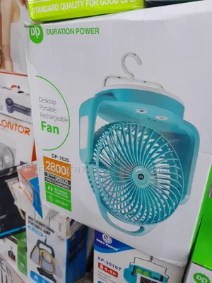 Portable Rechargeable Table Fan