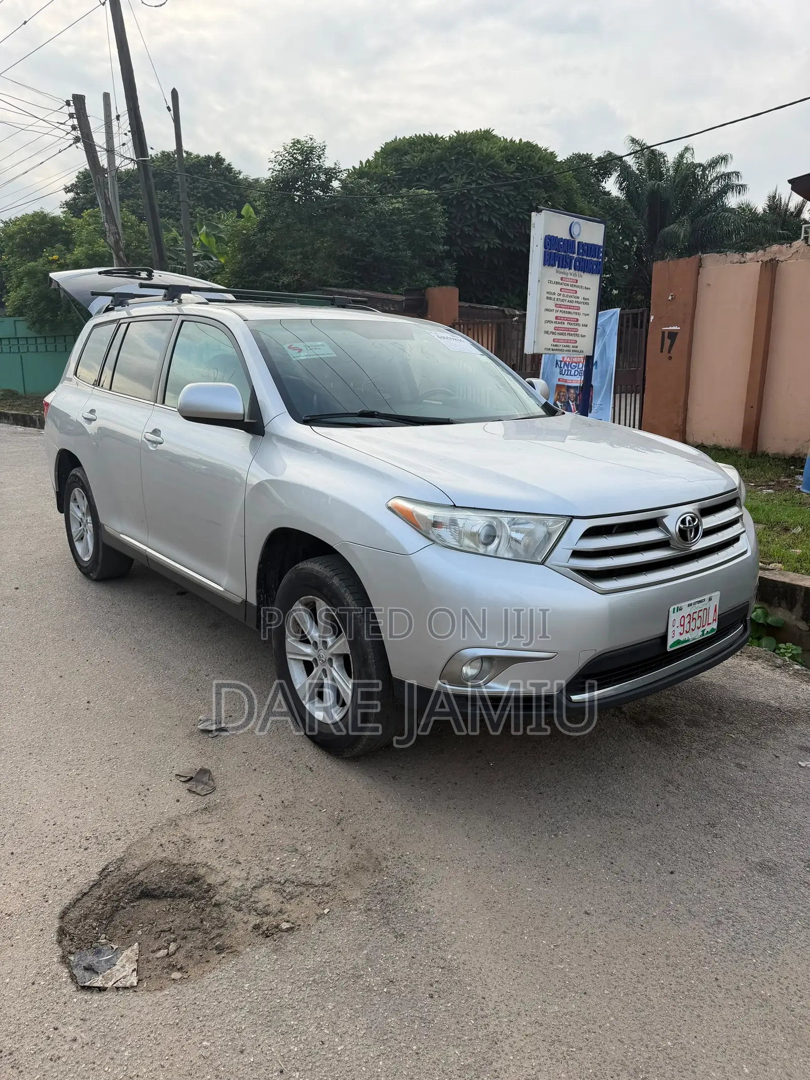 Toyota Highlander Limited 2012 Silver