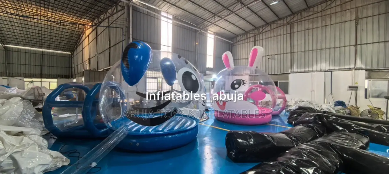 3d Inflatable Giant Bunny Balloon Bubble House With Bounce
